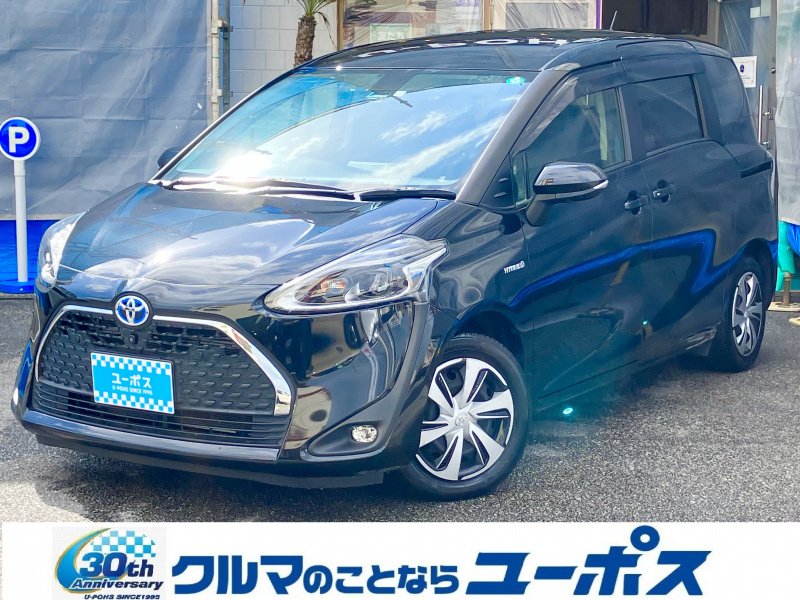 トヨタ シエンタ ハイブリッドG　クエロ　アラウンドビューモニター　両側パワースライドドア　コーナーセンサー　ハーフレザーシート　ビルトインETC　LEDヘッドライト　USB充電ポート　ステアリングスイッチ　Pスタート