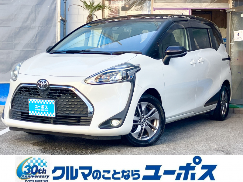 トヨタ シエンタ G　両側パワースライドドア　社外ナビ【BT／CD／DVD／ラジオ】　バックカメラ　ビルトインETC　USB充電ポート　　アイドリングストップ　革巻きステアリング