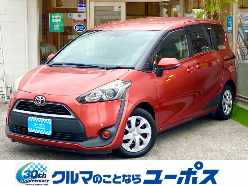 トヨタ シエンタ G　両側パワースライドドア　衝突軽減ブレーキ　コーナーセンサー　純正ナビ【DISC／ラジオ／BT／TV】　前後ドライブレコーダー　ビルトインETC　オートライト　ウィンカーミラー　バックカメラ