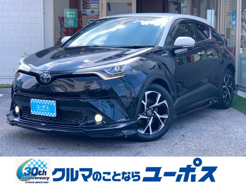 トヨタ C-HR G　LEDエディション　OP5年保証対象車　GReddy エアロキット　ハーフレザーシート　コーナーセンサー　ETC車載器　レーダークルーズコントロール　LEDヘッドライト　オートライト　オートハイビーム　シートヒーター　BSM　純正ナビ