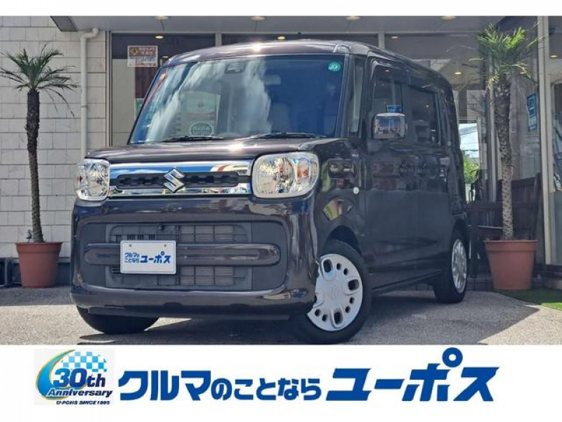 スズキ スペーシア ハイブリッドX　OP5年保証対象車　全方位カメラ　両側パワースライドドア　コーナーセンサー　社外ナビ　ETC