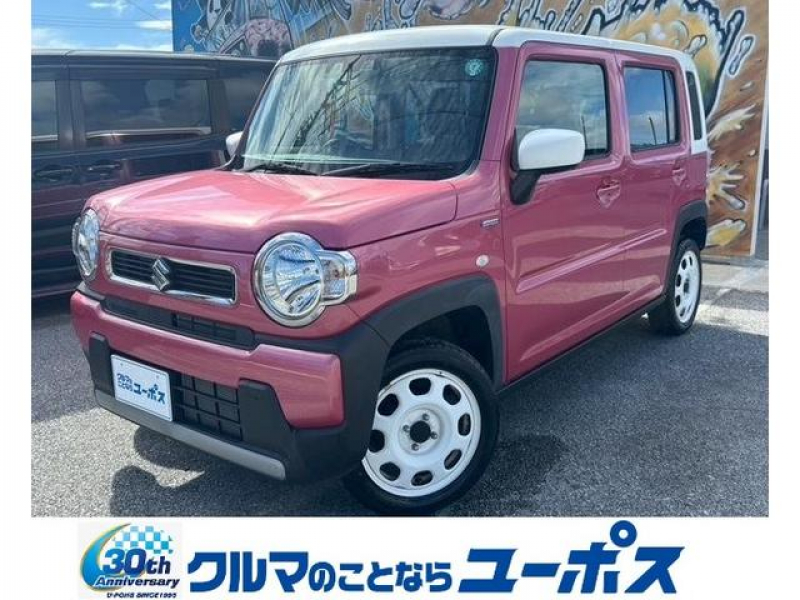 スズキ ハスラー ハイブリッドG　OP5年保証対象車両　純正メモリーナビ（CD／DVD／Bluetooth）クリアランスソナー　スズキセーフティーセンス　シートヒーター