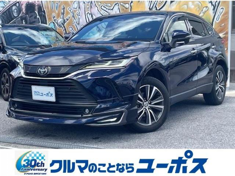 トヨタ ハリアー G　OP10年保証対象車　モデリスタエアロ　純正ナビ　ハーフレザーシート　パワーバックドア　パワーシート　LEDヘッドライト　前後ドライブレコーダー　コーナーセンサー　ETC