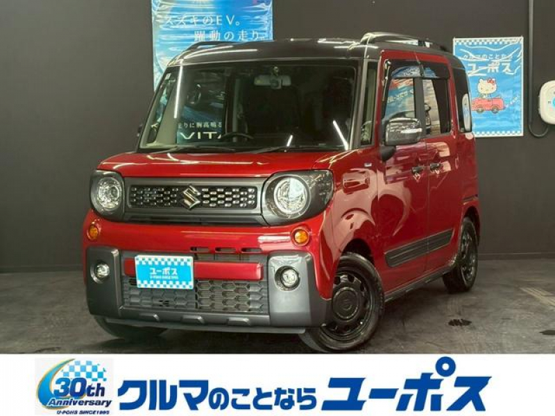 スズキ スペーシアギア ハイブリッドXZ　　OP10年保証対象　スズキセーフティーサポート　純正SDナビ　バックモニター　ETC　ドライブレーダー　クリアランスソナー　アイドリングストップ　前席シートヒーター　サーキュレーター　後席サンシェード