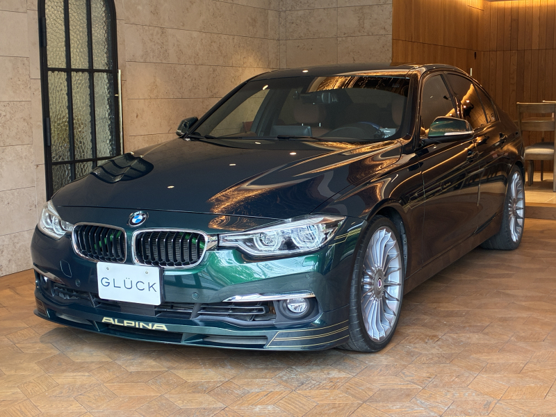 アルピナ D3 リムジン ビターボ 左H　スウィッチトロニック8AT　サンルーフ　アルピナ・エキゾースト　システム　茶レザー　シートヒーター　スポーツ・サスペンション　AppleCarplay　アルピナ20インチAW　アルピナブルーキャリパー