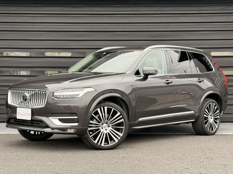 ボルボ XC90 アルティメットB6 AWD 4WD 1オーナー 禁煙車 白革 エアサス スライディングルーフ Bowers＆Wilkins HUD ヒーター＆クーラー＆マッサージ付フロントシート クリスタルシフトノブ 純正前後ドラレコ 360度カメラ パワーテールゲート 純正22AW ACC