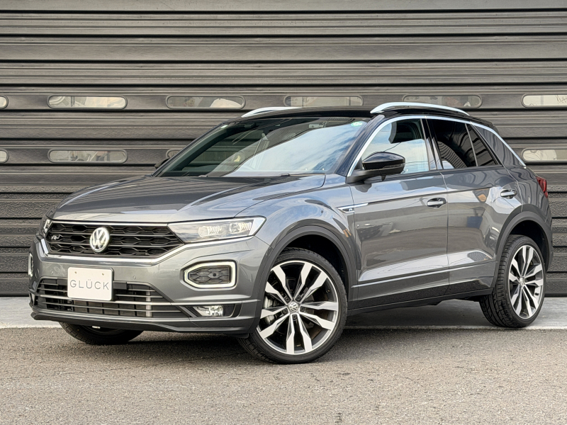 フォルクスワーゲン T-ロック TDI Rライン 1オーナー 禁煙車 デジタルコックピット DiscoverPro バックカメラ パワーテールゲート AppleCarPlay 衝突軽減ブレーキ スペアタイヤ デジタルTV コーナーセンサー 純正19インチAW ACC 前後ドラレコ CD/DVDプレーヤ