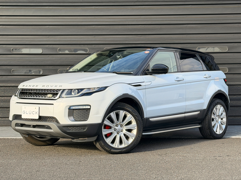 ランドローバー レンジローバー EVOQUE HSE 4WD 禁煙車 パノラミックルーフ Meridian 360度ドラレコ サイドステップ ブラインドスポットモニター 全周囲カメラ ヒータ＆メモリー付電動フロントシート アンビエントライト スペアタイヤ 純正19AW クルコン Bluetooth
