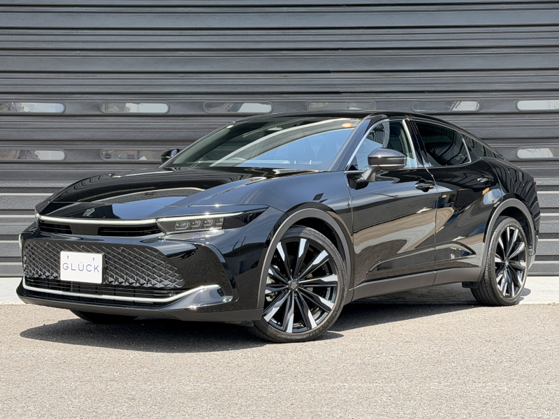 トヨタ クラウン クロスオーバー 2.4RSアドバンストE-FourAdv 4WD 禁煙車 スライディングルーフ インテリアビューミラー パークアシスト ヒーター＆クーラー付電動フロントシート リアシートヒーター パワーテールゲート 電動ステアリングコラム シートメモリー 21AW ACC