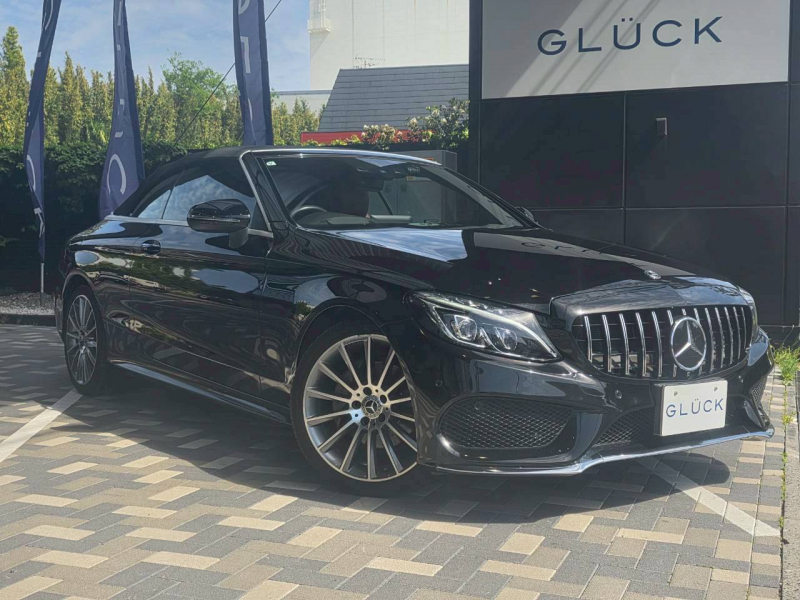 メルセデスベンツ Cクラス カブリオレスポーツレザーエクスクルーシブ PKG/メルセデス・ベンツ C180カブリオレ スポーツ レザーEXC／禁煙車／ナッパレザー／シートヒーター・ベンチレーション／エアスカーフ／エアキャップ／純正ナビ／フルセグ／Bluetooth／LED／ACC／ETC