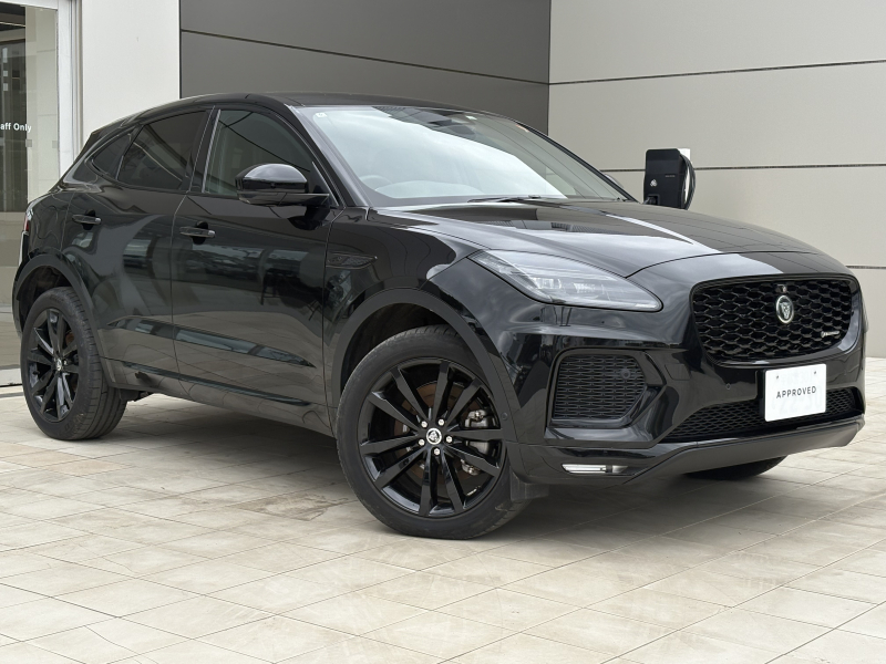 ジャガー E-PACE RダイナミックSE2.0L D200 4WD 1オーナー 全席シートヒーター 20インチスタイル5051グロスブラックホイール サントリーニブラック コンフィギュラブルライティング ブラックエクステリアパック Meridianサウンドシステム プライバシーガラス