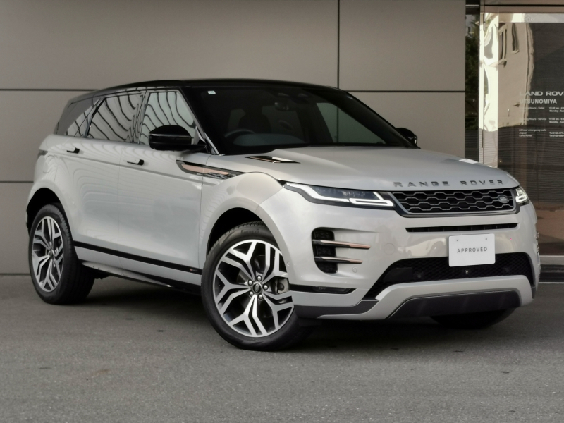 ランドローバー レンジローバー EVOQUE RダイナミックS2.0L P250 4WD 20インチアルミホイール オプションカラー コールドクライメートパック ブラックルーフ 液晶メーター シートヒーター 電動調整ステアリングコラム パワーテールゲート 空気清浄機 アニメーションターンランプ
