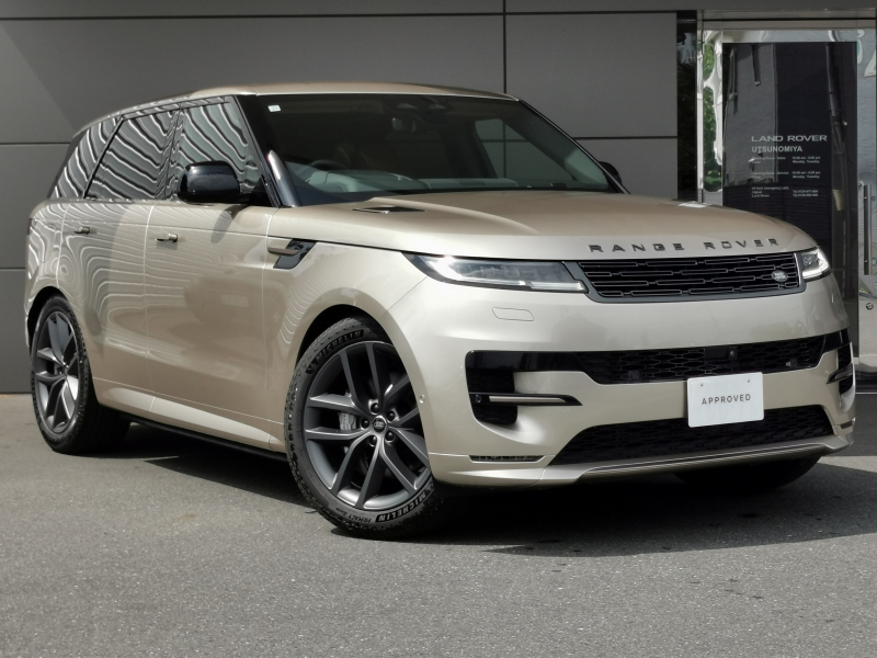 ランドローバー レンジローバーSPORT ダイナミックHSE 3.0L D300 4WD 1オ-ナ- サンセットゴールド 22インチAW 電動ステップ フロントヒーター＆フロントクーラーシート リアヒーター＆クーラーシート ステアリングホイールヒーター コンフォートパック コールドクライメートパック