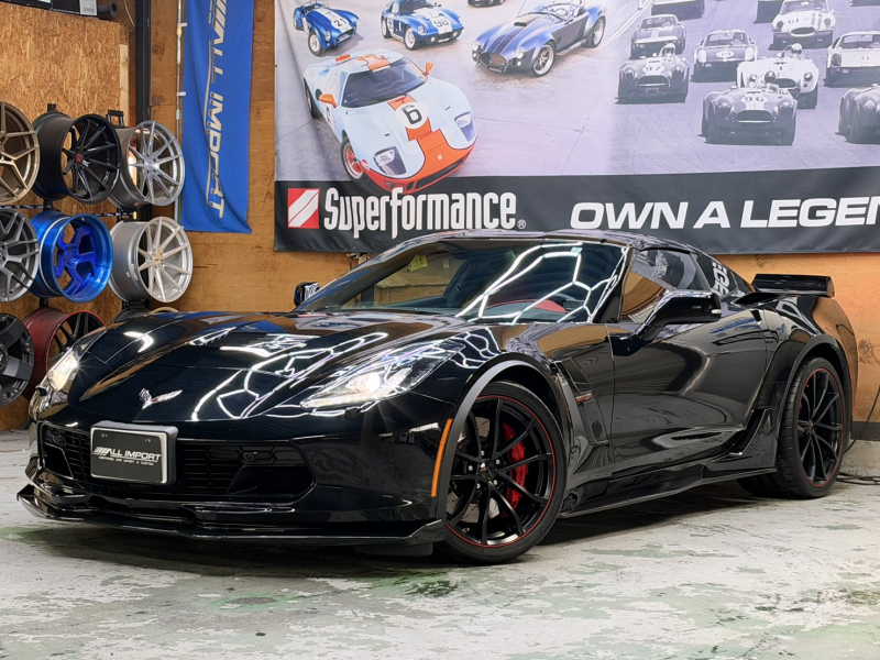 シボレー コルベット グランスポーツ3LT　正規D車　赤レザー　カープレイ　日本ナビ　地デジ　カーボン内装　アクティブエキゾースト