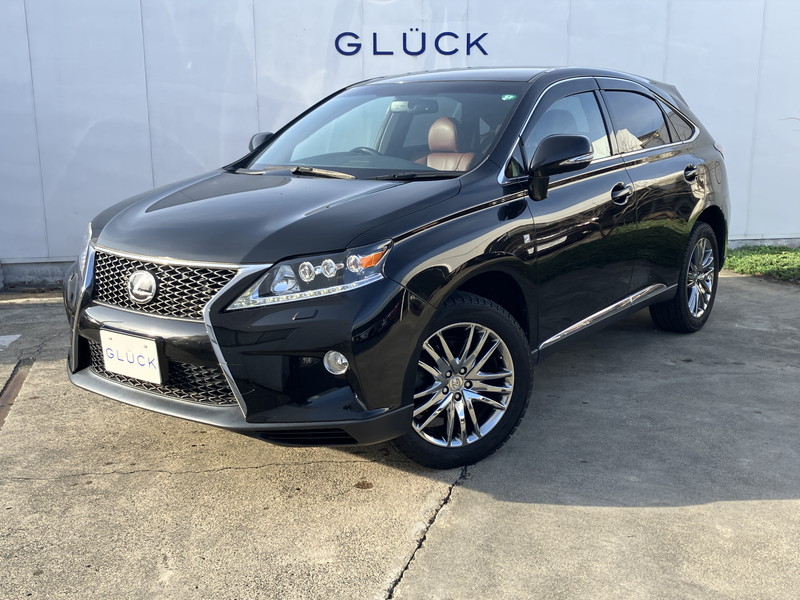 レクサス RX RX350 Fスポーツ 赤革シート/禁煙/純正ナビ/パワーシート/シートヒーター/パドルシフト/クルーズコントロール/フルセグTV/走行中視聴可/Bluetooth接続可/LEDライト/100V電源有/サマータイヤ付属/スペアキー有/ETC2.0/シートメモリー