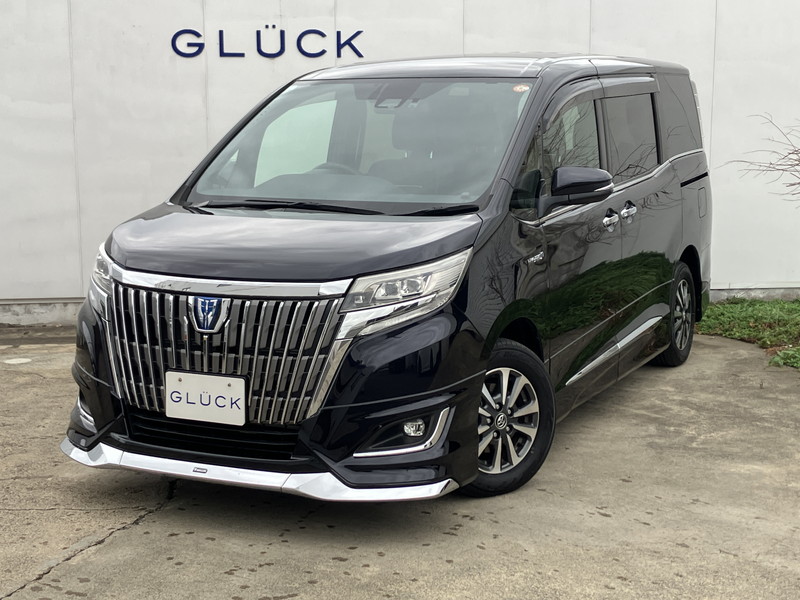 トヨタ エスクァイア 1.8ハイブリッドGiプレミアムパッケージ7名　モデリスタエアロ/後席モニター/茶革シート/セーフティセンス/シートヒーター/ステアリングヒーター/両側電動ドア/純正15AW/バックカメラ/LEDライト/