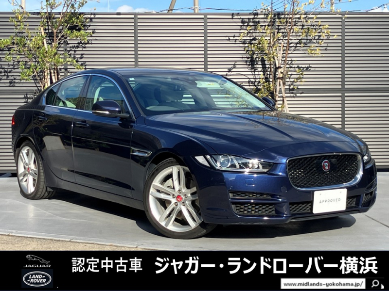 ジャガー XE プレステージ2.0L P200 1オーナー 禁煙車 19インチ5スプリットスポークスタイル5071ホイール アクティブセーフティパック ブラインドスポット レーンキープアシスト シートヒーター 液晶メーター MERIDIAN アダプティブクルーズコントロール Bluetooth 電動シートメモリー機能 アイボリー革 コーナーセンサー