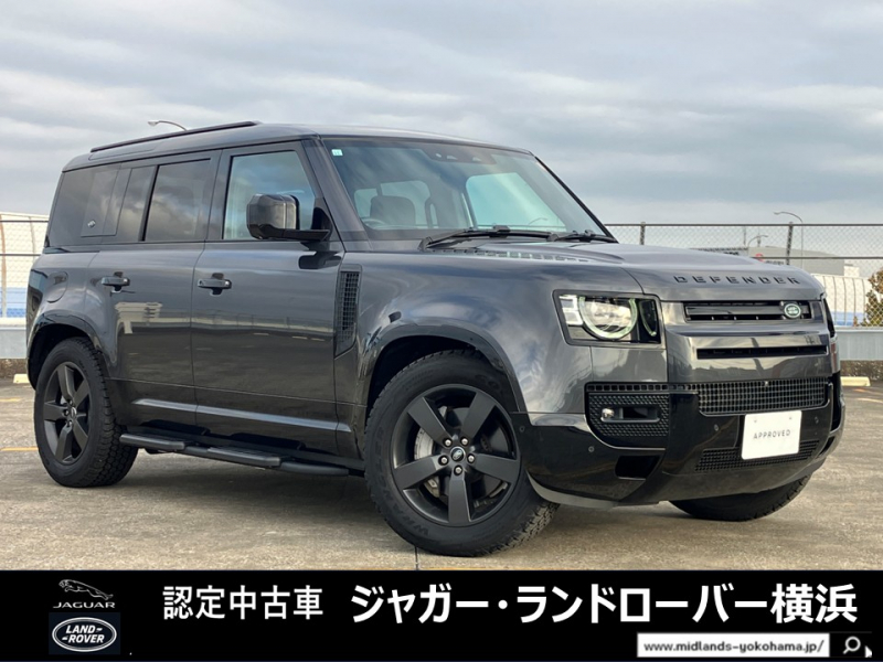 ランドローバー ディフェンダー 110X DynamicHSE D300 4WD 1オーナー サンルーフ エアサスペンション ブラックエクステンデットパック フロントヒーター＆クーラー/リアヒーターシート 電動ステアリング アップルカープレイ＆アンドロイドオート LEDヘッドランプ 3Dカメラ