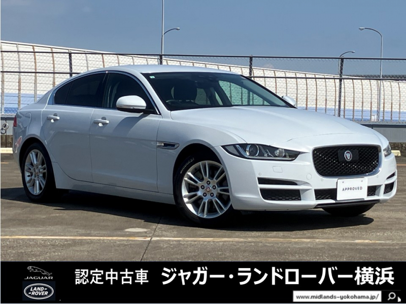 ジャガー XE プレステージ2.0L D180 AWD 1オーナー フルタイム4WD 17インチスタイル7010 7スポークグロスシルバー ステアリングヒーター フロントシートヒーター プライバシーガラス アンビエントライト ブラインドスポットモニター 10.2インチタッチ画面 アダプティブクルーズコントロール レーンデパーチャーワーニング