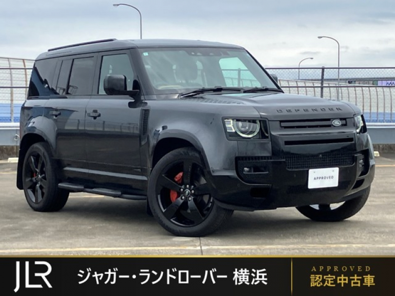 ランドローバー ディフェンダー 110X 3.0L D300 4WD 1オーナー 22インチグロスブラックアルミホイール スライディングルーフ エクステンデットブラックエクステリアパック コンソール急速クーラーボックス MERIDIANサラウンドサウンドシステム ステアリングヒーター マトリックスLEDヘッドライト クリアサイトインテリアビューミラー