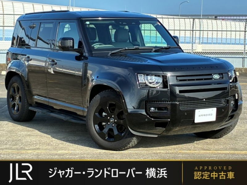 ランドローバー ディフェンダー 110XS EDITION P300 4WD 1オーナー スライディングパノラミックルーフ エアサスペンション フロンシートヒーター＆クーラー フロントセンターコンソール急速クーラーボックス 20インチスタイル5095ダークグレーコントラストホイール コールドクライメートパック フィックスドサイドステップ