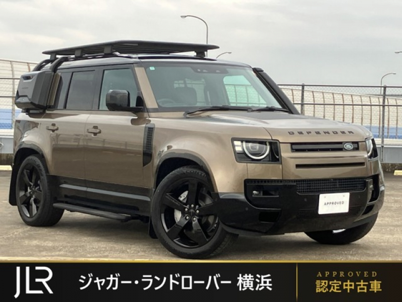 ランドローバー ディフェンダー 110 XダイナミックHSE 3.0L D350 4WD 1オーナー エクステンデットブラックエクステリアパック 22インチスタイル5098 エアサスペンションパック ステアリングヒーター スライディングパノラミックルーフ 3ゾーンクライメートコントロール マトリックスLED クリアサイトインテリアビューミラー シートヒーター＆クーラー