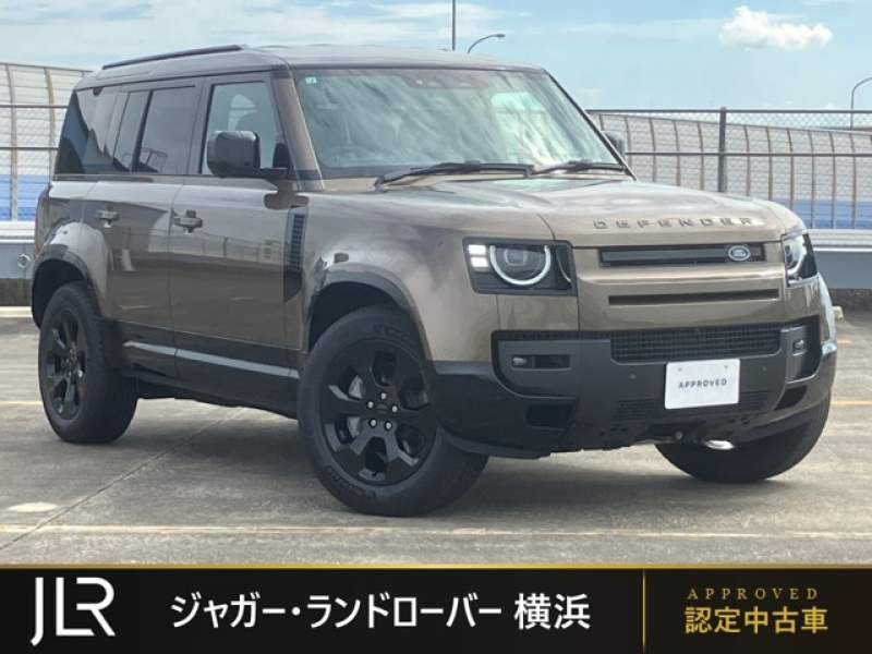 ランドローバー ディフェンダー 110 XダイナミックSE 3.0L D350 4WD 1オーナー エアサスペンションパック 20インチスタイル6011ブラックホイール 全席シートヒーター ステアリングホイールヒーター クリアサイトインテリアリヤビューミラー プライバシーガラス LEDヘッドライト ボディ同色スぺホイールカバー MERIDIANサウンドシステム