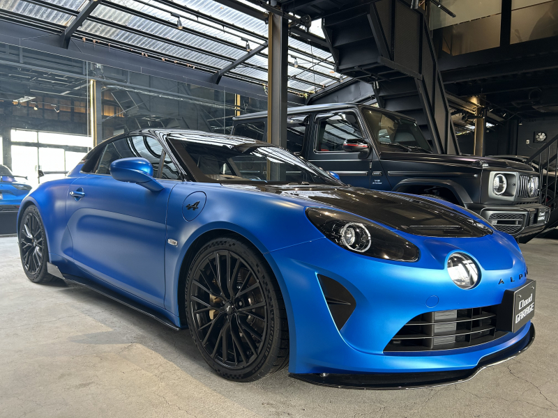 アルピーヌ A110 A110R TURINI ステルスラッピング カーボンパック ゴールドキャリパー