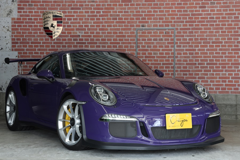 ポルシェ 911(Type991.1) 半期に一度のスペシャルロープライス！ポルシェ991GT3RS  正規物　限定カラー　ウルトラバイオレット　クレヨンポルシェチャンネYouTubeで内装から下から上から走行シーンまで見れますから