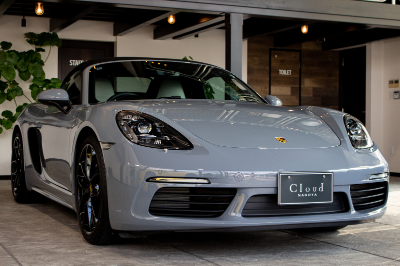 ポルシェ 718 ボクスター スタイルエディション　2トーンレザーインテリア(ブラック/クレヨン)　PASM　スポーツクロノ　LEDヘッド