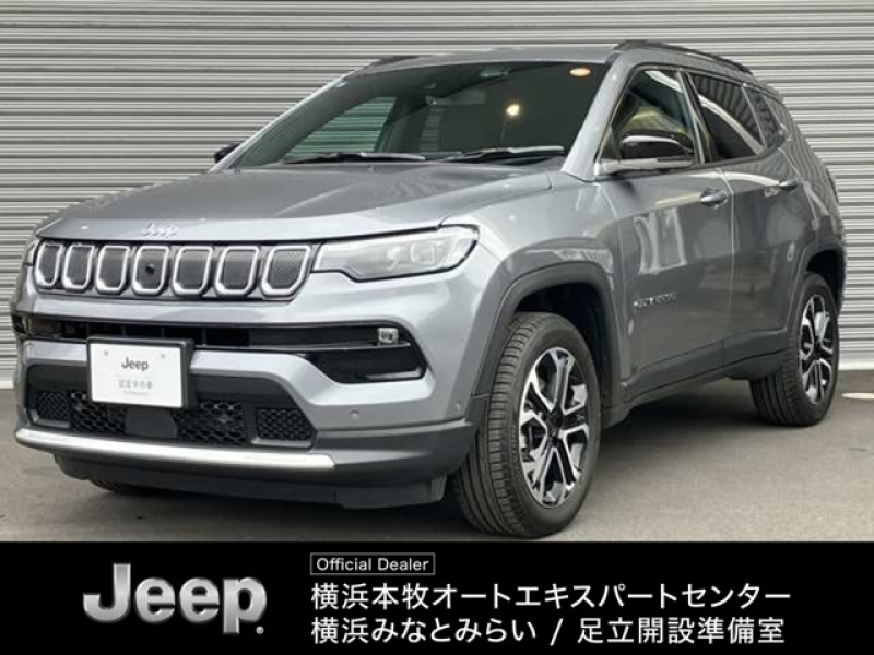 ジープ コンパス リミテッド 4WD　パワステ　オートエアコン　盗難防止システム　BTオーディオ　ETC搭載　スマキー　横滑り防止装置　Pシート　禁煙　メモリーナビ　キーレス　記録簿　ヒーター　ワンオーナー車　AUX　ナビ　認定中古車