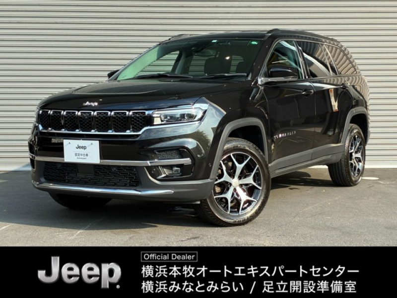 ジープ コマンダー リミテッド ディーゼルターボ 4WD　リミテッド　ワンオーナー　4WD　ACC　ディーゼルターボ　CarPlay　AppleMusic　LEDヘッドライト　純正ナビ10.1インチ　ナビ360度カメラ　3列レザーシート　7人乗り 認定中古車