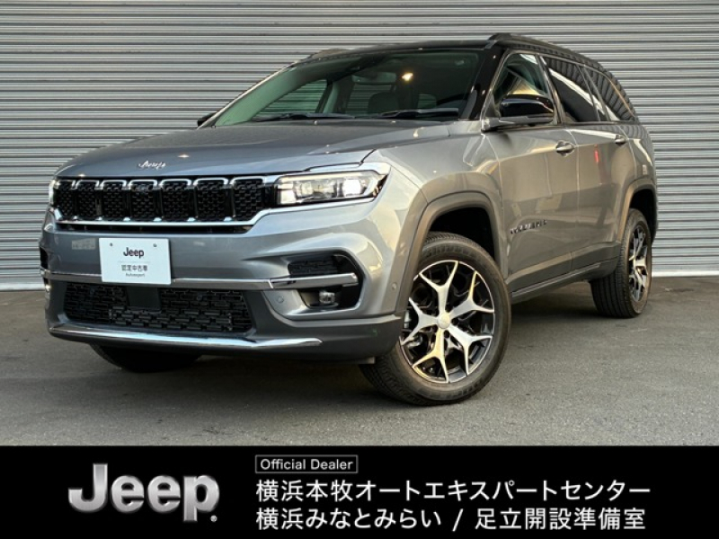 ジープ コマンダー リミテッド ディーゼルターボ 4WD　サンルーフ　4WD　ACC　ディーゼルターボ　CarPlay　AppleMusic　LEDヘッドライト　純正ナビ10.1インチ　ナビ360度カメラ　3列レザーシート　7人乗り 認定中古車