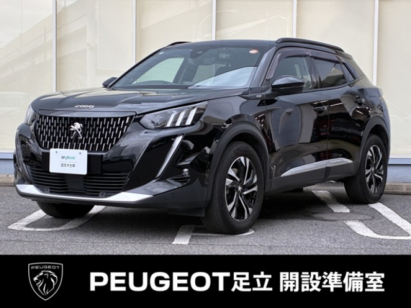 プジョー 2008 GTパック ブルーHDi 認定中古車 黒レザーシート　シートヒーター　アクティブクルーズコントロール　パドルシフト　AppleCarPlay　バックカメラ　LEDライト　Bluetooth　ETC  ドライブレコーダー　パノラミックガラスルーフ