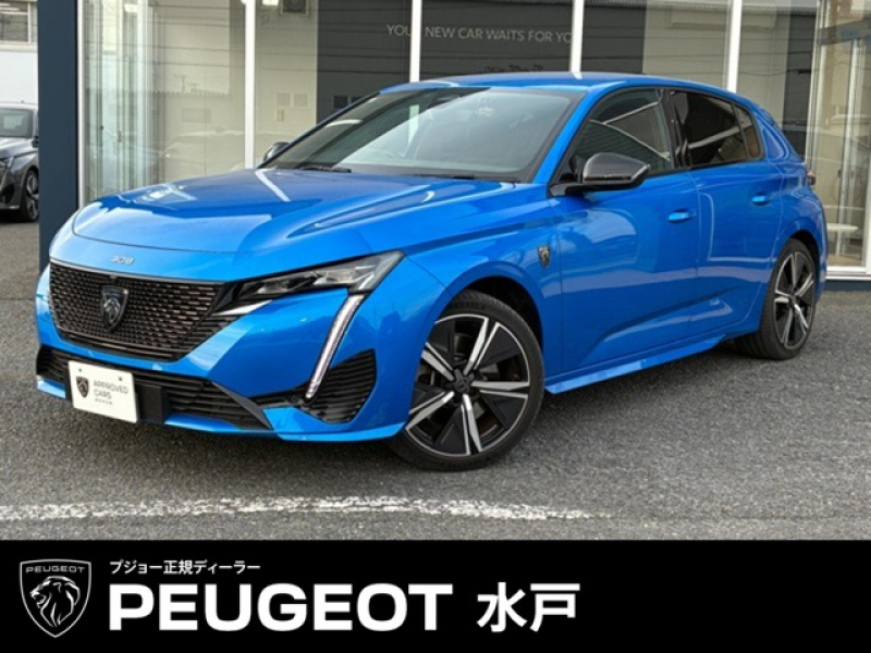 プジョー 308 5ドアGTハイブリッド　禁煙車 GT ハイブリッド　新車保証継承/禁煙車/ワンオーナー/ブラインドスポットモニター/バックソナー/アップルカープレイ/アンドロイドオート/フロントカメラ