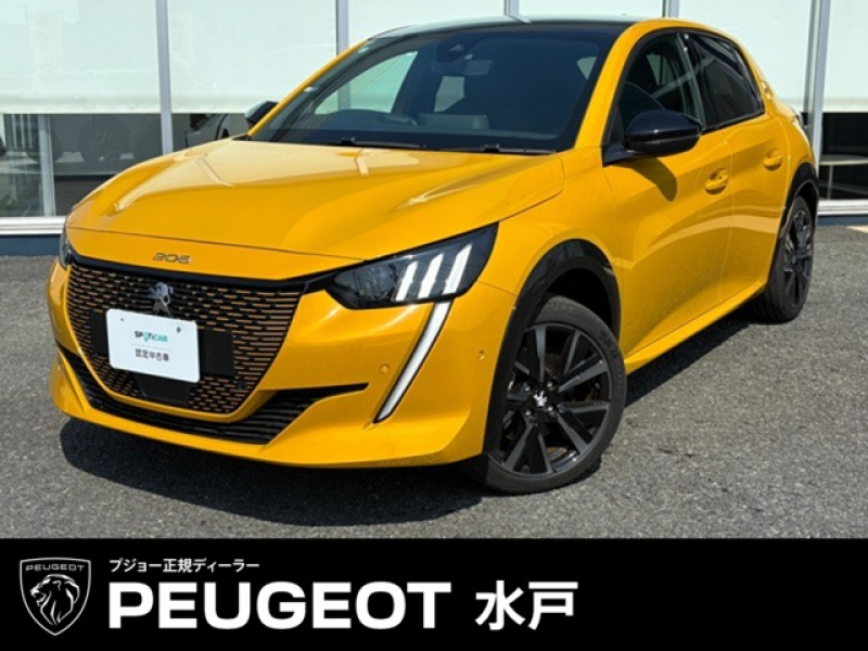 プジョー E-208 GT 新車保証継承・EV・イエローカラー