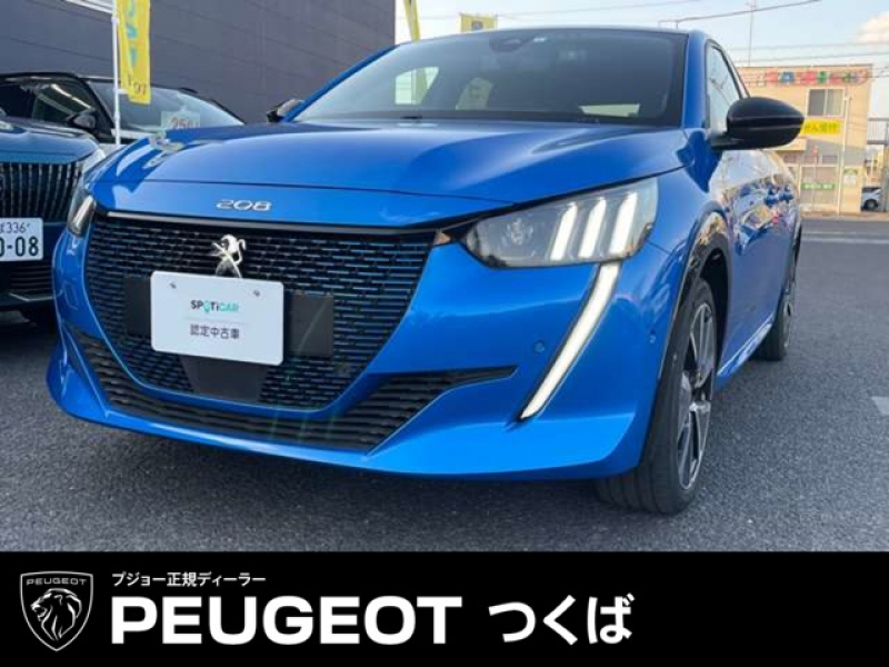 プジョー E-208 GT  認定中古車　アクティブクルーズコントロール　ブラインドスポットモニターアップルカープレイ　アンドロイドオート　Bluetooth　ETC車載器