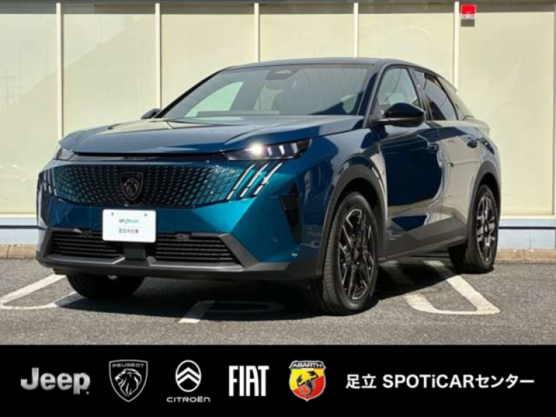プジョー 3008 GTアルカンタラパッケージ ハイブリッド 認定中古車　登録済み未使用車　2026年式　AppleCarPlay　アダプティブクルーズコントロール　ブラインドスポットモニター　アンビエントライト　アルカンターラ　電動パワーシート　シートヒーター　マッサージ