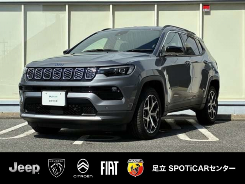 ジープ コンパス リミテッド 4WD　認定中古車　試乗車　4WD　Applecarplay  アダプティブクルーズコントロール　ブラインドスポットモニター　　電動パワーシート　2025年式　全周囲カメラ　ETC
