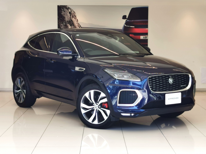 ジャガー E-PACE RダイナミックHSE 2.0L D200 AWD 1オーナー ボルドー革シート フロントシートヒーター＆クーラー、リアシートヒーター MERIDIANサウンド 20インチアルミホイール ワイヤレスデバイスチャージング アンビエントライト ステアリングヒーター