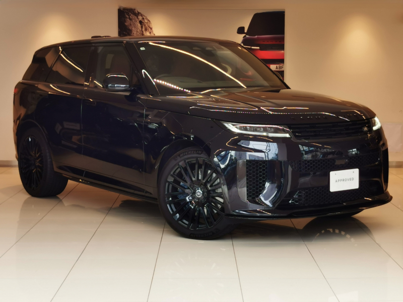 ランドローバー レンジローバーSPORT SV エディション2 4.4L P635 AWD 1オーナー 黒赤スポーツシート サンルーフ 全席シートヒーター＆クーラー フロントボディ＆ソウルシート 電動サイドステップ MERIDIANシグネチャー ヘッドアップディスプレイ 専用23インチアルミホイール