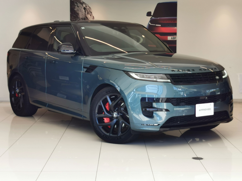 ランドローバー レンジローバーSPORT オートバイオグラフィ 3.0L P550e AWD 1オーナー ボルドー革シート サンルーフ 全席シートヒーター＆クーラー、フロントシートマッサージ ヘッドアップディスプレイ センターコンソール急速クーラーBOX ステアリングヒーター ブラックエクステリアパック