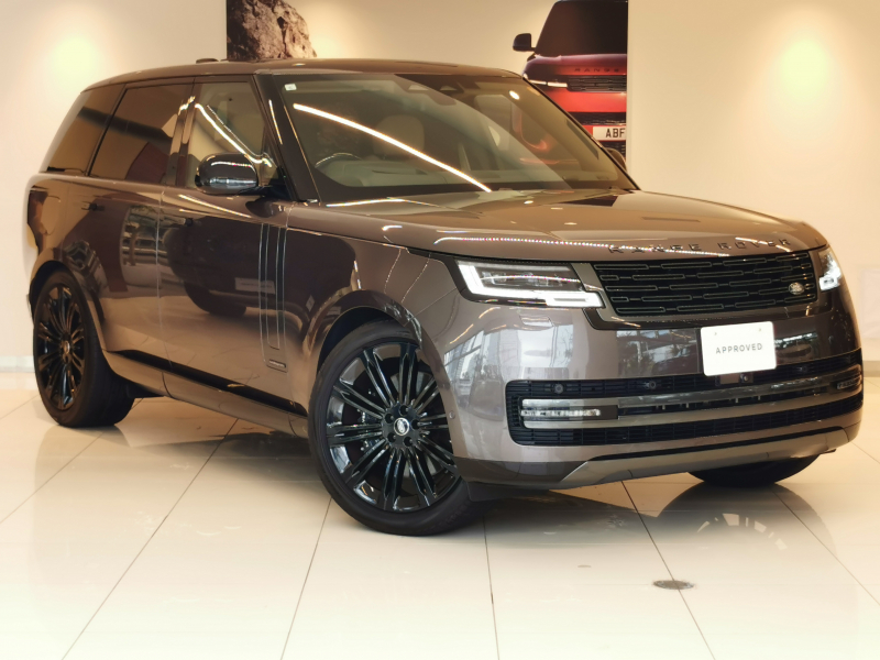 ランドローバー レンジローバー オートバイオグラフィ 4.4L P530 SWB AWD 1オーナー 茶革シート サンルーフ 全席シートヒーター＆クーラー、フロントシートマッサージ ヘッドアップディスプレイ MERIDIANサラウンド ステアリングヒーター クリアサイトインテリアリアビューミラー ワイヤレスデバイスチャージング