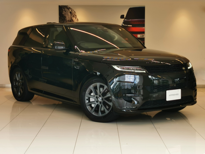 ランドローバー レンジローバーSPORT ダイナミックSE 3.0L P550e AWD 1オーナー 黒革シート サンルーフ 全席シートヒーター 電動サイドステップ MERIDIANサウンド ブラックエクステリアパック クリアサイトインテリアリアビューミラー アンビエントライト ステアリングヒーター