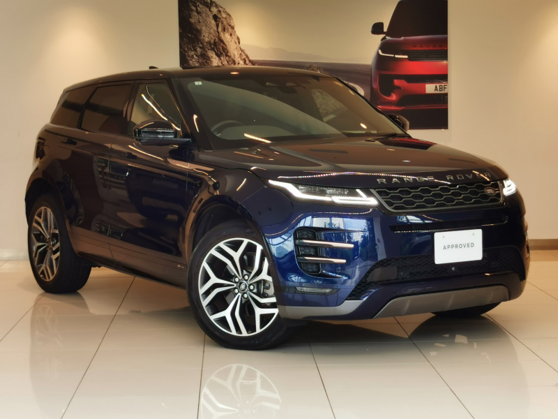 ランドローバー レンジローバー EVOQUE RダイナミックS 2.0L P250 AWD 黒革シート インタラクティブドライバーディスプレイ ブラックコントラストルーフ フロントフォグランプ パワーテールゲート 20インチアルミホイール プレミアムLEDヘッドライト 電動調整ステアリングコラム