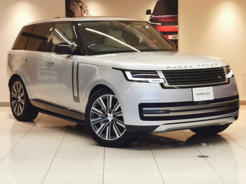 ランドローバー レンジローバー HSE 4.4L P530 SWB AWD 1オーナー 白革シート サンルーフ 全席シートヒーター＆クーラー ヘッドアップディスプレイ 22インチアルミホイール MERIDIANサラウンド クリアサイトインテリアリアビューミラー ワイヤレスデバイスチャージング
