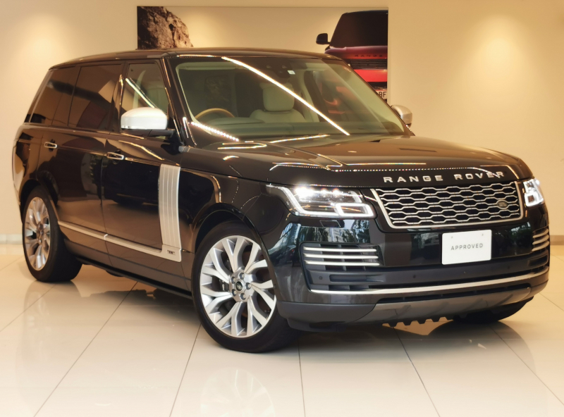 ランドローバー レンジローバー オートバイオグラフィ 5.0L V8S/C P525 LWB AWD 1オーナー 白革シート サンルーフ 全席シートヒーター＆クーラー、フロントシートマッサージ 電動サイドステップ MERIDIANサウンド 21インチアルミホイール リアエンターテイメント