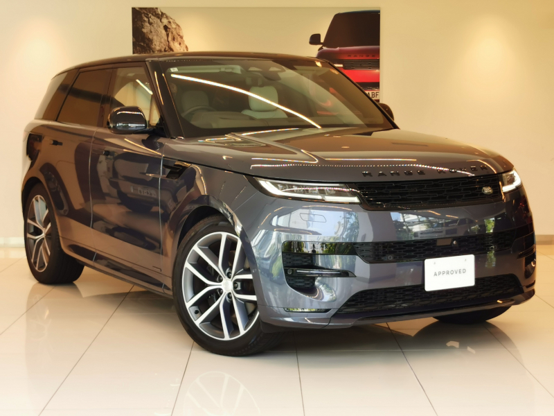 ランドローバー レンジローバーSPORT オートバイオグラフィ 3.0L D300 AWD 1オーナー 白革シート サンルーフ 全席シートヒーター＆クーラー、フロントシートマッサージ 電動サイドステップ MERIDIANサラウンドシステム ヘッドアップディスプレイ ブラックエクステリアパック
