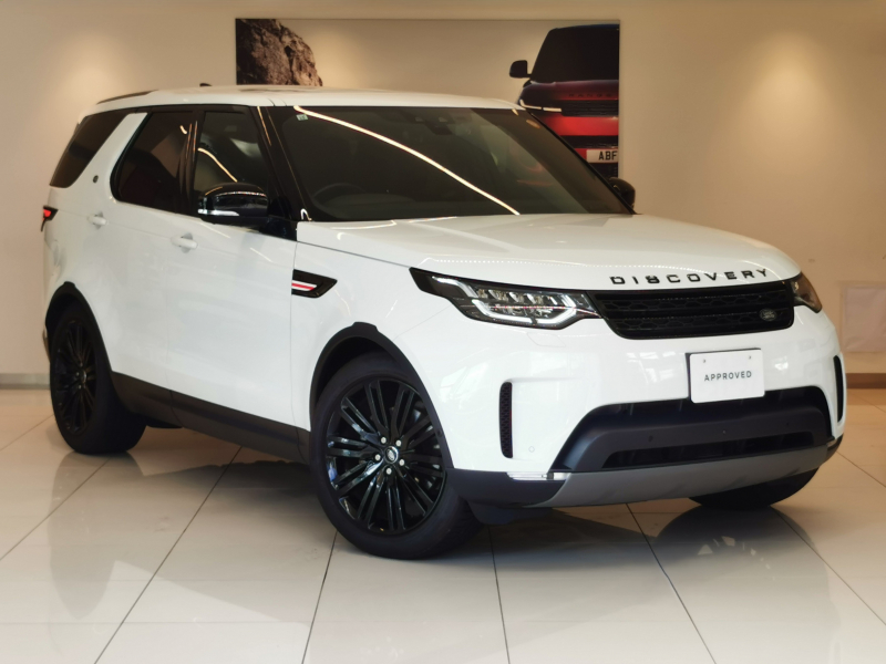 ランドローバー ディスカバリー ラグビーワールドカップED 3.0L ディーゼル 258PS AWD 黒革シート フロント、リアシートヒーター 21インチアルミホイール ブラックエクステリアパック MERIDIANサウンド 電動調整ステアリングコラム インタラクティブドライバーディスプレイ