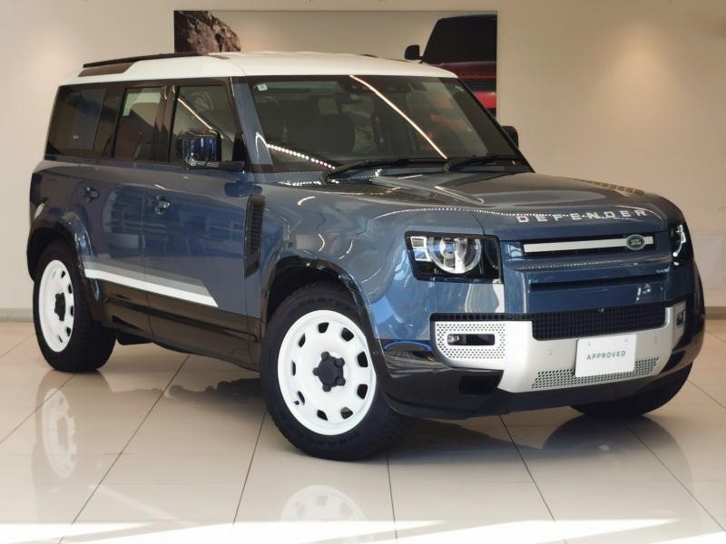 ランドローバー ディフェンダー S カウンティエクステリアパック 3.0L D300 AWD 1オーナー 黒革シート フロントシートヒーター 電子制御エアサスペンション インタラクティブドライバーディスプレイ 20インチアルミホイール ステアリングヒーター